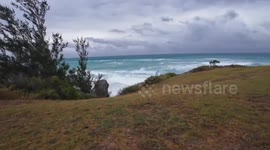 Bermuda: Rough Seas Hit Coastline As Hurricane Ernesto Barrels Toward Islands 3