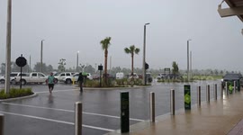 Heavy Rain on Corkscrew Road