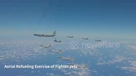 Israel: Israeli Air Force Practiced Aerial Refueling of Fighter Jets