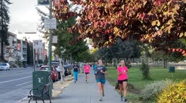 Morning Joggers in Oakland