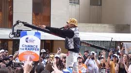 USA: Chance The Rapper performs as part of Citi concert series at NBC Today