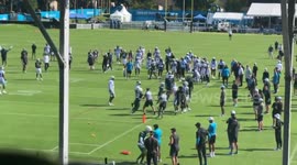 Scuffle erupts at Panthers vs. Jets practice