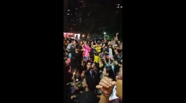 Indian women lead night protest march in Kolkata after gang rape of doctor