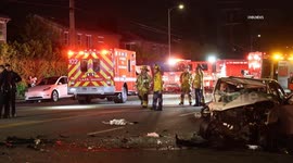 United States: Van Nuys 2 Extricated Following 2 Vehicle Crash
