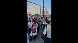 Pro Palestine protest at Piccadilly Circurs Central London