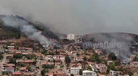 Wildfire sweeps Turkish city, forces hundreds to evacuate