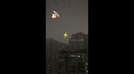 Big lightning in Chongqing China