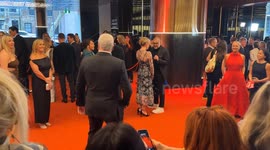 Stars from The Block on the red carpet at the Logie Awards 2024, Sydney, Australia