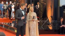 Dr Chris Brown and Sonia Kruger present the Logie Awards 2024 from the red carpet at The Star, Sydney, Australia