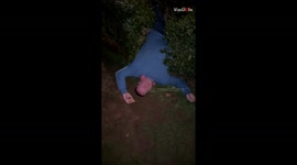Fun party night ends with a friend finding rest in bushes