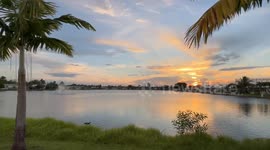 Colorful Lake Sunset