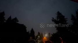 US: Thunderstorms Roll Through Western Washington Saturday Night