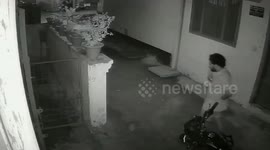 Crazed stray dog attacks student, 22, outside his family home