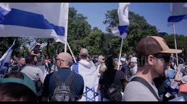 Pro-Israel Counter protests at the Democratic National Convention in Chicago, August 19th 2024