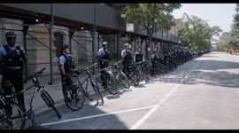 Chicago Police arrive at Protests, Democratic National Convention in Chicago, August 19th 2024