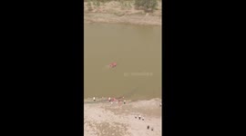Dramatic 16-hour rescue operation returns lost finless porpoise to Yangtze River