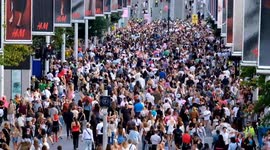 Taylor Swift fans pour down Olympic Way on final date in London for American singer's Eras tour