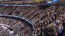 US: President Joe Biden Takes To Stage On DNC First Night