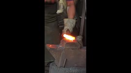 Time-honoured cleaver-making technique in southern China