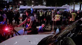 DNC Protests turn violent as demonstrations against the war in Gaza lead to skirmishes between protestors and police