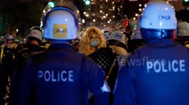 DNC Protests turn violent as demonstrations against the war in Gaza lead to skirmishes between protestors and police