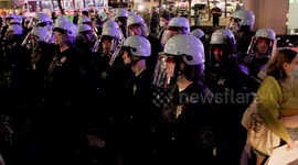 DNC Protests turn violent as demonstrations against the war in Gaza lead to skirmishes between protestors and police