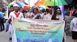 LGBTQ community celebrate Pride with parade in Nepal's Kathmandu