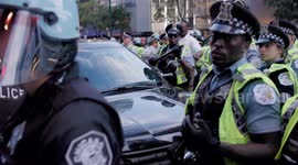DNC Protests turn violent as demonstrations against the war in Gaza lead to skirmishes between protestors and police