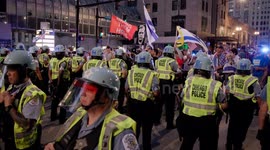DNC Protests turn violent as demonstrations against the war in Gaza lead to skirmishes between protestors and police
