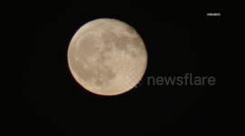 USA: Los Angeles Supermoon Blue Moon