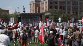 USA: Demonstrators in Chicago demand end to US support for Israeli offensive in Gaza
