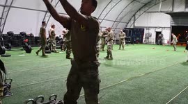 USA: The competitors compete as a squad in an adapted version of the Army Combat Fitness Test