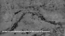 Lebanon: IAF fighter jets struck two Hezbollah launchers in the areas of Mansouri and Taybeh
