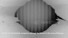 Palestine: IAF fighter jets struck a number of Hezbollah weapons storage facilities in the area of Beqaa