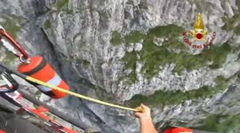Italy: Father And Son Rescued From Side Of 5,500-Ft-High Cliff