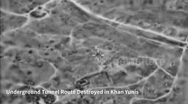 Gaza Strip: Destruction of an Approximately 1.5 Kilometer Tunnel Used for Weapon Storage