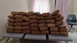 India: Marijuana seized in southern India, 87.29 kg (192.44lb) confiscated by police