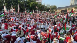 Indonesia: Demonstration in Support of Palestine