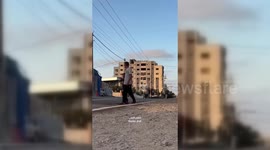 Israel Strikes Residential Buildings In Central Gaza