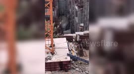 India: Major accident averted as retaining wall collapses at a pump house in southern India