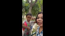 Video from Ghaziabad, India shows misinterpreted gestures with children