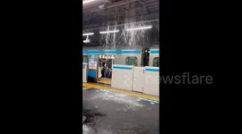 Japan: Intense Rain Hits Evening Rush Hour In Tokyo, Trains Suspended 5