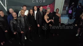 United States: Arrivals to the Crow film premiere in New York
