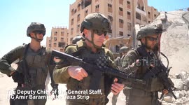 Palestine: The Deputy Chief of the General Staff, MG Amir Baram, joined the activities of the troops of the 98th Division in the Gaza Strip