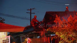 USA: Baldwin Park Family Displaced After House Fire