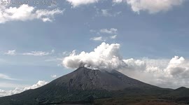 Japan's Sakurajima volcano erupts spectacularly, spewing ash almost 3km high