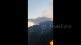 US: Goltra Fire Grows Quickly Overnight In Clear Creek Canyon, Colorado