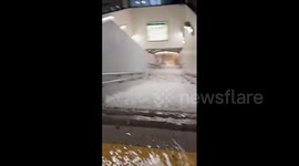 Japan: Intense Torrential Rain Causes Flash Flooding In Tokyo