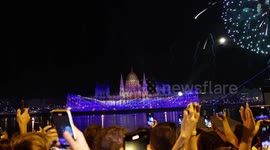 Hungary marks state foundation day with fireworks
