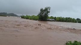 Rescuers save locals washed away by flash flood in northern Thailand